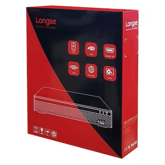 Longse 8 Channel NVR (NVR3608DBP)